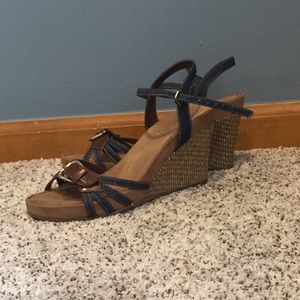 Aerosoles Denim Wedges